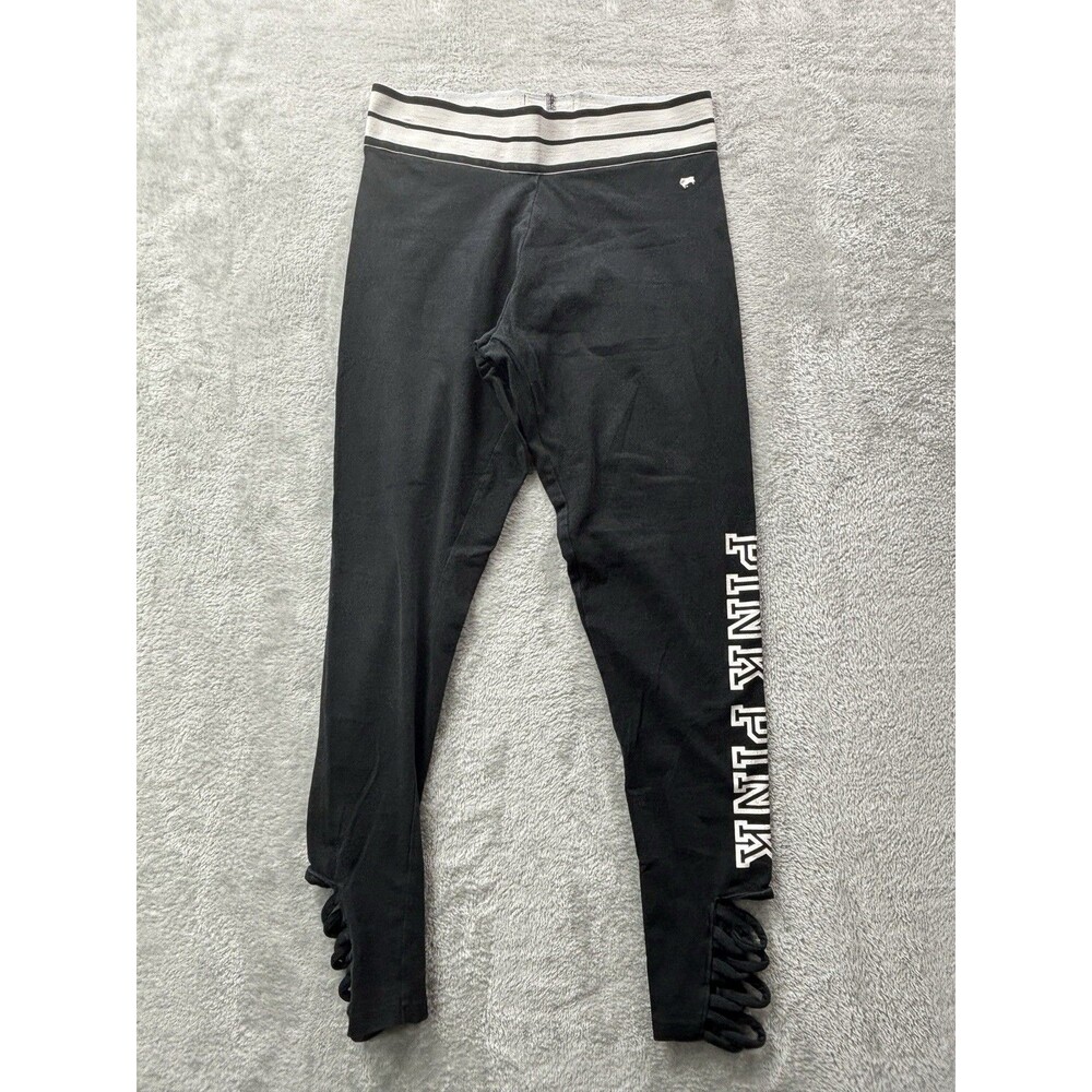 Pink Victorias Secret Leggings Size Small Black Yoga Pants With Cutouts